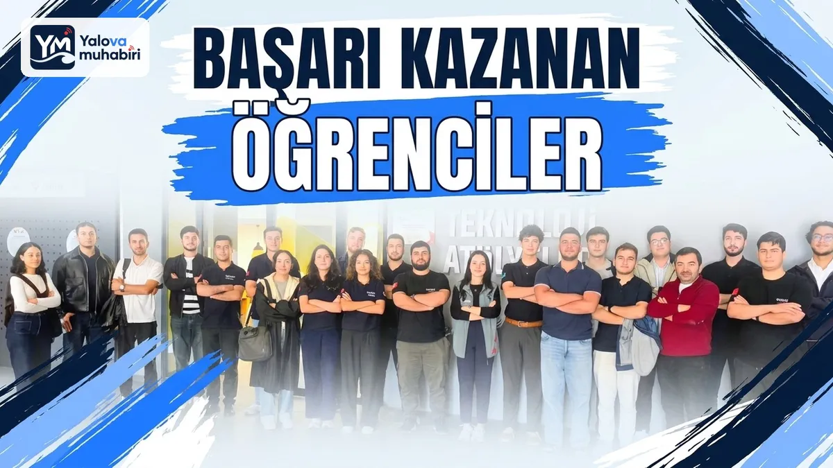 TEKNOFEST 2026'da başarı elde eden Yalova Üniversitesi Mühendislik Fakültesi öğrencileri, Yalova OSB koordinasyonunda Milli Teknoloji Atölyesi'nde ağırlandı.