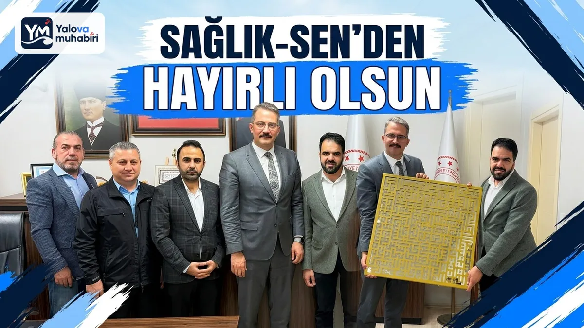 Sağlık-Sen heyeti, Yalova Aile ve Sosyal Hizmetler İl Müdürü Seçkin Bilici’ye hayırlı olsun ziyaretinde bulunarak kurumlar arası iş birliği ve ortak çalışma alanlarını görüştü.