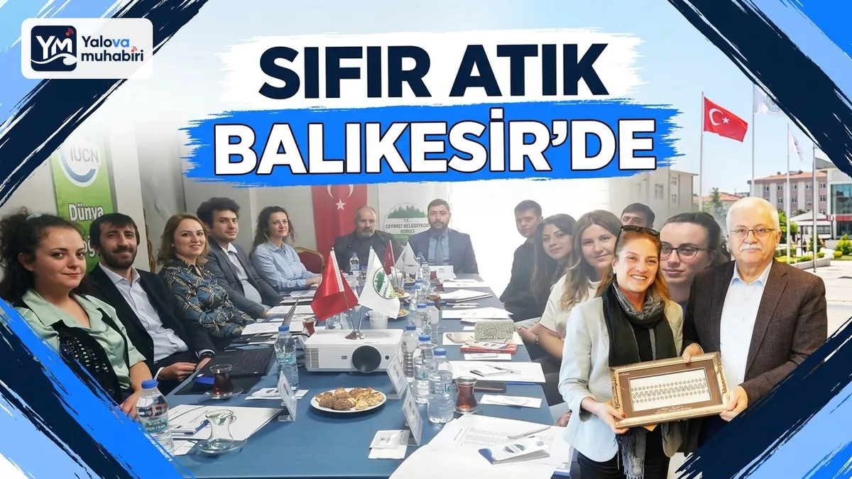 Çınarcık Belediyesi, 24 Ekim 2026'da Çevreci BELEDİYELER Birliği toplantısına katılarak Avrupa Birliği destekli hibe programında tam başvuru aşamasına geçen Atık projesini anlattı.