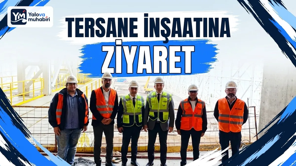 Altınova Kaymakamlığı, RMK Marine Tersanesi inşaat alanına ziyaret düzenlendiğini ve projede yürütülen çalışmaların son durumunun değerlendirildiğini duyurdu.