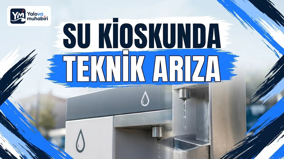 Altınova'da belediye binası yakınındaki su yükleme kioskunda teknik arıza meydana geldi; vatandaşların işlemlerini 08.30–17.00 saatleri arasında vezneden yapabileceği bildirildi.