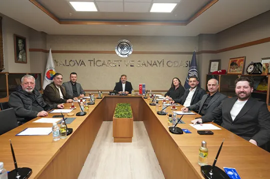 Yalova Ticaret ve Sanayi Odası 5. Meslek Komitesi'nde yeni dönemin İlk toplantısı yapıldı; komite başkanlığına Adnan Aslan, başkan yardımcılığına ise Yavuz Alan getirildi. - Fotoğraf 1
