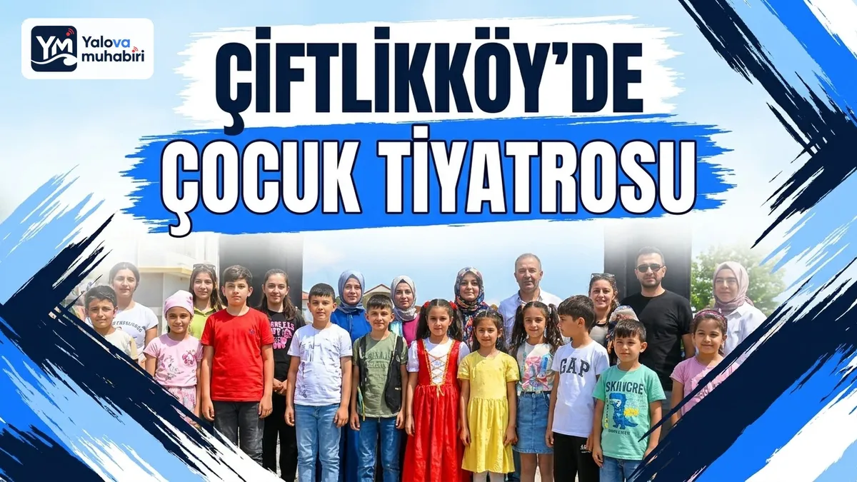 Çiftlikköy Belediyesi, çocukların tasarruf ve doğayı korumanın önemini birlikte öğreneceği "Damla ve Dostları" çocuk tiyatrosunu 2 Kasım Pazartesi günü ücretsiz sahneleyecek.