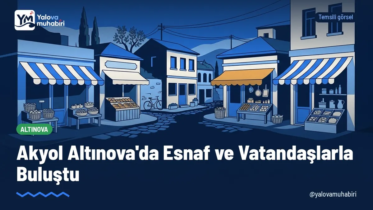 AK Parti Yalova Milletvekili Meliha Akyol, Altınova ilçesi ile Subaşı, Kaytazdere ve Geyikdere'de esnaf ve vatandaşlarla bir araya gelerek iyi ve zor günlerinde hemşehrilerinin yanında oldu.