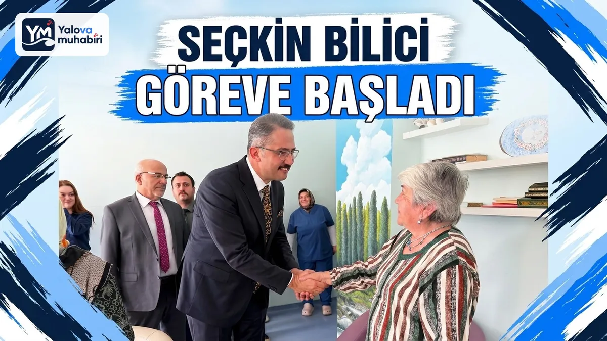 Yalova'da 22 Ekim 2026'da göreve başlayan İl Müdürü Seçkin Bilici, huzurevini ziyaret ederek kurum sakinlerinin talep ve beklentilerini dinledi.