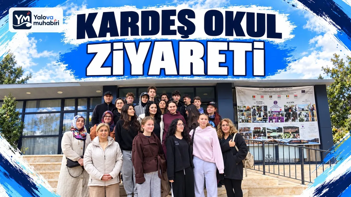 Almanya'dan gelen eğitim heyeti, iki lise ile yürütülen ortak çalışmalar doğrultusunda Termal'deki öğrencilerle buluşarak kültür ve deneyim paylaşımında bulundu.