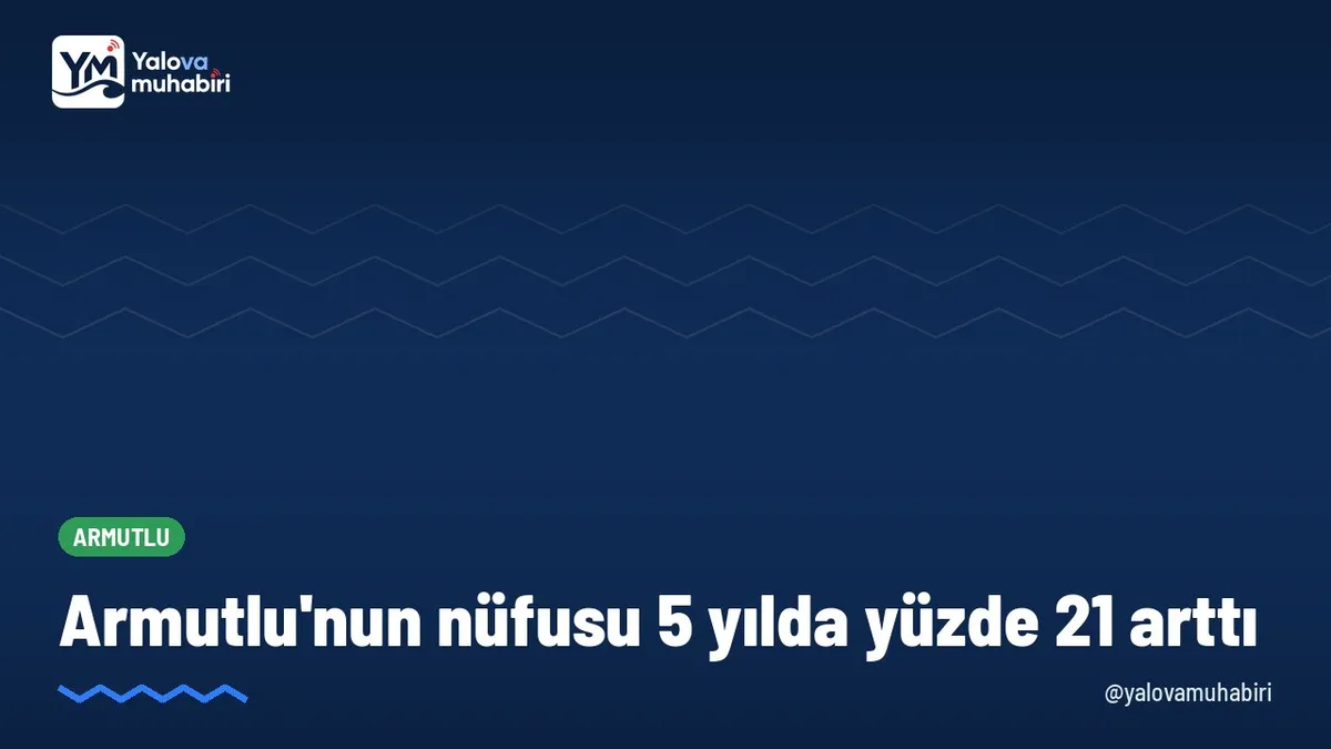 TÜİK Adrese Dayalı Nüfus Kayıt Sistemi (ADNKS) verilerine göre Armutlu'nun nüfusu 2020 yılında 9.901, 2025 yılında 11.984 kişi oldu.