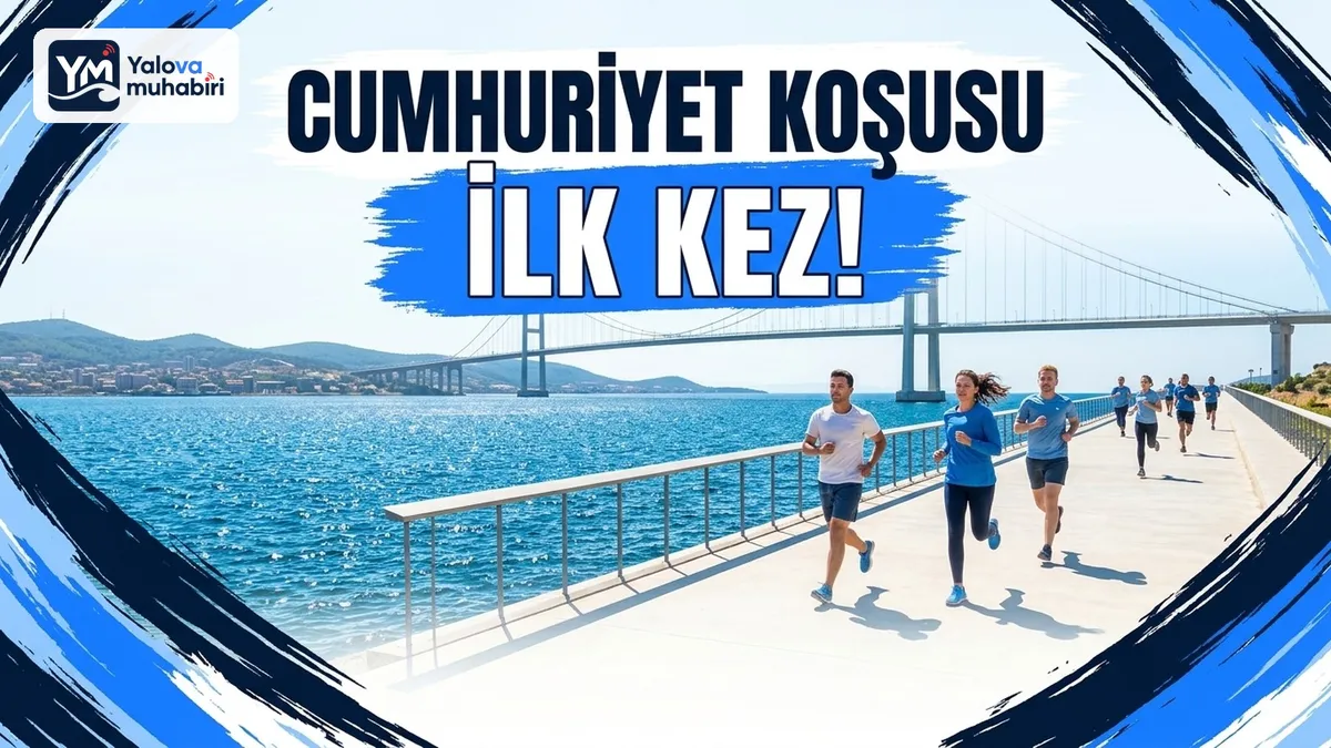 Osmangazi Köprüsü'nde 29 Ekim Cumhuriyet Koşusu ilk kez düzenlenecek; 6 bin kişinin katılacağı yarışta birinciye 60 bin lira ödül verilecek.