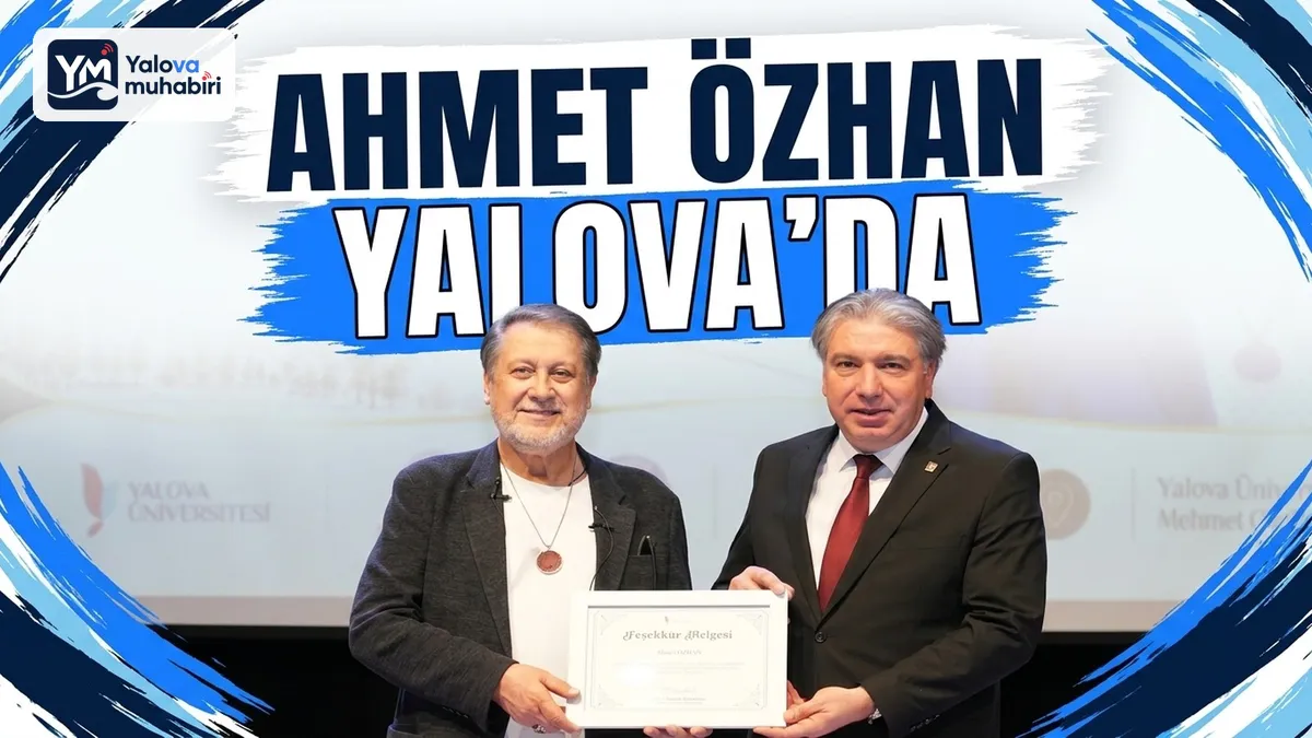 Yalova Üniversitesi'nde düzenlenen "Ötekisizlik Ahlâkı" konferansına konuşmacı olarak katılan Ahmet Özhan, akademik personel ve öğrencilerle bir araya geldi.