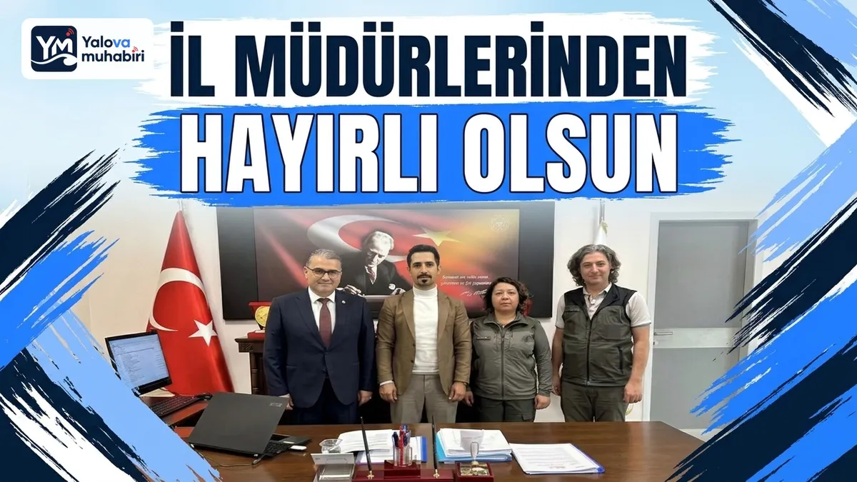 İl Kültür ve Turizm Müdürü Fatih Bayram, Orman İşletme Müdürü Murat Koçluk ve Doğa Koruma ve Millî Parklar Müdürü Melike Saraçoğlu, Başhekim Dr. Öğr. Üyesi Seçkin Özcan'ı makamında ziyaret etti.