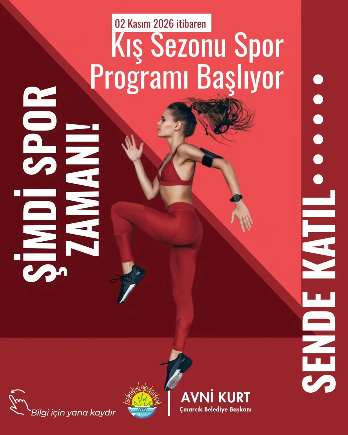 Çınarcık Belediyesi tarafından kadınlar için düzenlenen kış sezonu spor etkinlikleri 02 Kasım 2026 Pazartesi günü başlıyor; çalışmalar Hüdaverdi Aydın İlkokulu Kapalı Spor Salonu'nda yürütülecek. - Fotoğraf 2