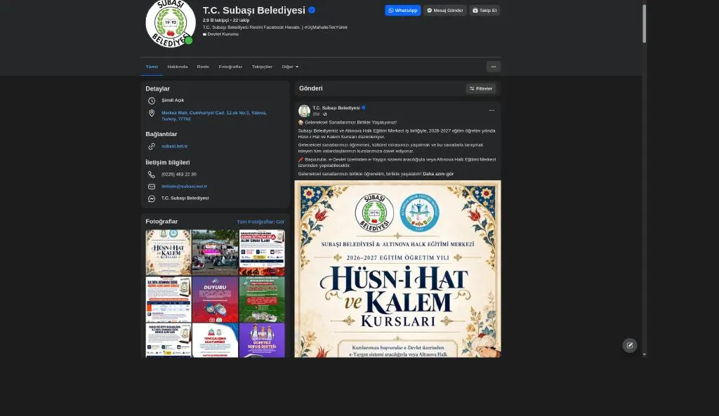 Altınova'ya bağlı Subaşı beldesinde, geleneksel sanatları yaşatmak amacıyla 2026-2027 eğitim öğretim yılında Hüsn-i Hat ve Kalem Kursları düzenleniyor; başvurular e-Yaygın sistemi üzerinden kabul edilecek. - Fotoğraf 1