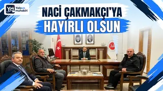 Yalova İl Müftüsü Naci Çakmakçı'yı makamında ziyaret eden din görevlileri, iş insanları, vakıf ve dernek temsilcileri ile vatandaşlar yeni görevi dolayısıyla hayırlı olsun dileklerini sundu. - Küçük görsel 1