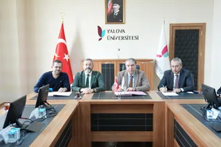 Rektörlük binasında düzenlenen törende, akademi ile üretim sektörünü buluşturan Üniversite-Sanayi İş Birliği Protokolü 7 sanayi kuruluşunun katılımıyla imza altına alındı. - Küçük görsel 10