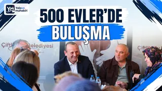 Çiftlikköy Belediye Başkanı Adil Yele, Bulgaristan Cumhurbaşkanlığı seçimi öncesinde BAL-GÖÇ Yalova Derneği Başkanı Lütfi Özgür ve sandık görevlileriyle birlikte 500 Evler Mahallesi sakinleriyle buluştu. - Küçük görsel 1