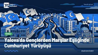 Yalova Ülkü Ocakları bünyesindeki üniversite teşkilatı, 29 Ekim Cumhuriyet Bayramı dolayısıyla kentin ana caddelerinde Türk bayrakları ve marşlar eşliğinde yürüyüş yaptı. - Küçük görsel 1