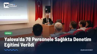 Yalova İl Sağlık Müdürü Uzm. Dr. Halim Ömer Kaşıkcı başkanlığında bir araya gelen 78 personele denetim usulleri ve e-denetim uygulamaları anlatıldı. - Küçük görsel 1