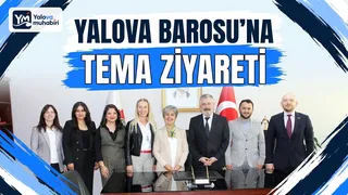 Yalova TEMA Vakfı Şube Başkanı Arzu Demir ve şube yönetimi, Yalova Barosu'na hayırlı olsun ziyaretinde bulundu. - Küçük görsel 1