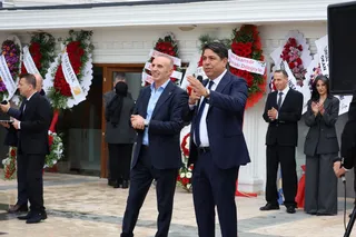 Enerji ve Tabii Kaynaklar Bakan Yardımcısı Abdullah Tancan, Yalova Vali Yardımcısı Osman Sarı ve beraberindekiler, Termal'de hizmet vermeye başlayan Pinhan Otel'in açılışına katıldı. - Küçük görsel 6