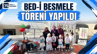Yalova'da 4-6 yaş grubu öğrencilerin Kur'an eğitimine başlaması dolayısıyla Şeyh Şamil Camii'nde geleneksel Âmin Alayı ve Bed-i Besmele töreni yapıldı. - Küçük görsel 1