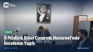 Çınarcık Huzurevi'ni ziyaret eden Seçkin Bilici, kuruluşun fiziki koşulları ile bakım ve destek hizmetlerini yerinde inceleyerek kurum sakinlerinin taleplerini dinledi. - Küçük görsel 1