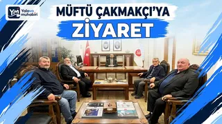 Emekli din görevlileri ve cami görevlilerinden oluşan heyet, Yalova İl Müftüsü Naci Çakmakçı'yı makamında ziyaret ederek hayırlı olsun dileklerini iletti. - Küçük görsel 1