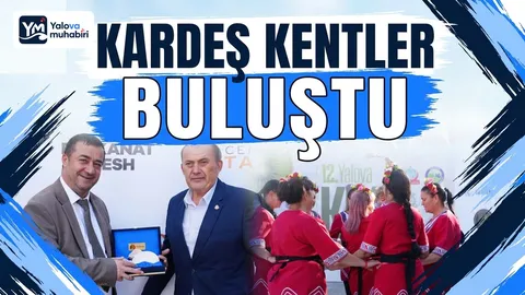 Subaşı'nda düzenlenen 12. Yalova Kivi Festivali'nde yurt dışından gelen kardeş kent temsilcileri ağırlandı; heyetlere hediyeler sunulurken folklor gösterileri ve konserler sergilendi.