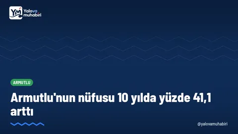 TÜİK Adrese Dayalı Nüfus Kayıt Sistemi (ADNKS) verilerine göre Armutlu'nun nüfusu 2015 yılında 8.492, 2025 yılında 11.984 kişi oldu.