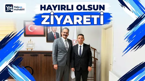 Yalova İl Göç İdaresi Müdürü Mehmet Servet Yelken, Aile ve Sosyal Hizmetler İl Müdürü Seçkin Bilici'yi ziyaret etti; görüşmede İyilikVar Platformu kapsamındaki çalışmalar ele alındı.