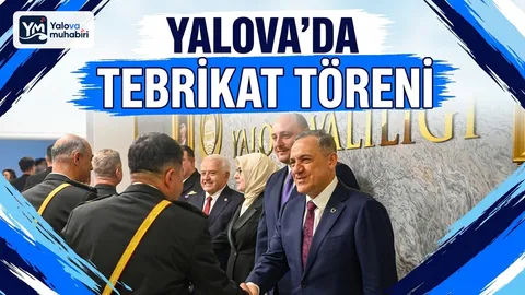 Cumhuriyet'in 103. yıl dönümünde Yalova Valiliği makamında düzenlenen tebrikat töreni, Vali Dr. Ahmet Hamdi Usta'nın ev sahipliğinde milletvekilleri ve il protokolünün katılımıyla yapıldı.