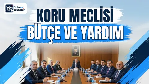 Çınarcık'a bağlı Koru Belde Belediyesi Meclisi, 2 Kasım Pazartesi günü saat 14.00'te toplanarak 2027 mali Yılı bütçesini ve selden etkilenen vatandaşlara nakdi yardım konusunu görüşecek.