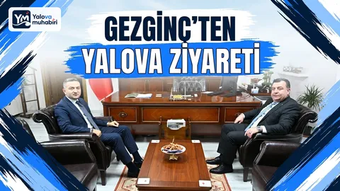 Tarım İşletmeleri Genel Müdürü Dr. Hasan Gezginç, Yalova İl Tarım ve Orman Müdürü Mustafa İlmeç'i ziyaret ederek kentte yürütülen tarımsal faaliyetleri değerlendirdi.