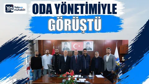 Çiftlikköy Belediye Başkanı Adil Yele, Nevzat Çelikten başkanlığındaki oda yönetimiyle belediyede bir araya gelerek görüş alışverişinde bulundu.