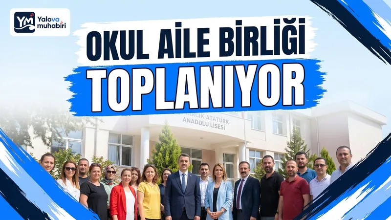 Çınarcık'ta lise idaresi ve birlik başkanlığı, 2026-2027 eğitim-öğretim Yılı olağan genel kurulunun 26 Ekim Pazartesi günü saat 15.15'te yapılacağını açıkladı.