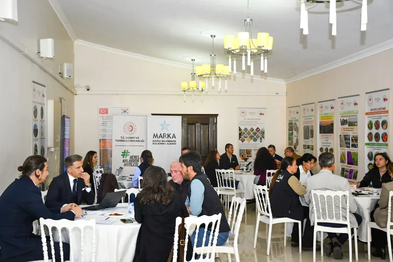 Doğu Marmara Kalkınma Ajansı, Yalova'nın öne çıkan tarım ürünü aronyanın üretim ve pazarlama süreçlerini ele almak üzere sektör paydaşlarını bir araya getirdi. - Fotoğraf 1