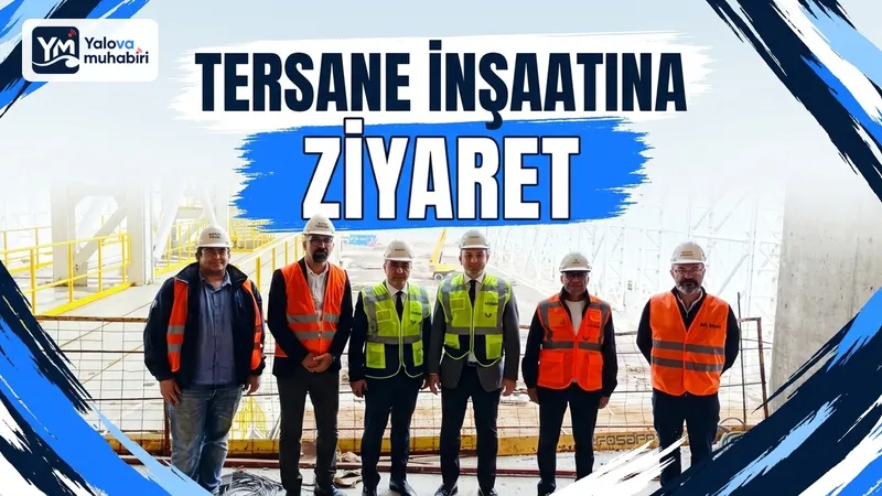 Altınova Kaymakamlığı, RMK Marine Tersanesi inşaat alanına ziyaret düzenlendiğini ve projede yürütülen çalışmaların son durumunun değerlendirildiğini duyurdu.