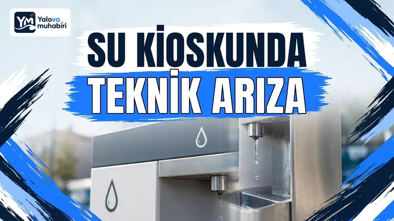 Altınova'da belediye binası yakınındaki su yükleme kioskunda teknik arıza meydana geldi; vatandaşların işlemlerini 08.30–17.00 saatleri arasında vezneden yapabileceği bildirildi.