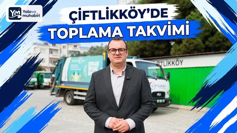 Çiftlikköy Belediyesi, ambalaj atıklarını vatandaşların kapısından toplayarak geri dönüşüme kazandırmak amacıyla mahalle bazlı haftalık çalışma günlerini duyurdu.
