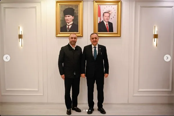 Yalova Valisi Dr. Ahmet Hamdi Usta; Musiki Dernek Başkanı Faruk Ömer Öskan, iş insanı Kamil Alfat ve Eğitim Bir-Sen Şube Başkanı Ahmet Kotcioğlu'nu kabul etti. - Fotoğraf 2