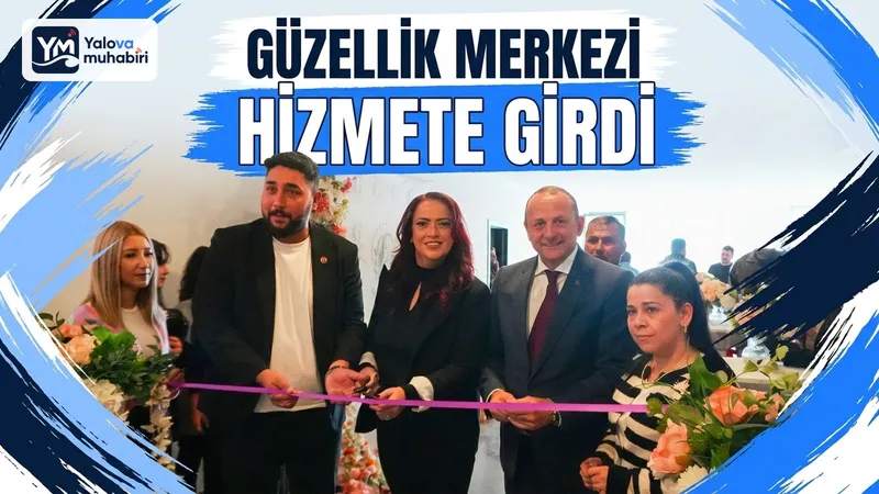 Çiftlikköy'de hizmete giren Sirius Güzellik Merkezi'nin açılışına katılan Belediye Başkanı Adil Yele, işletme sahibi Gizem Yıldırım'a bol kazanç ve bereket temennisinde bulundu.