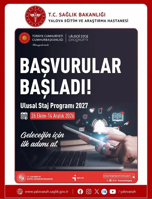 Üniversite öğrencilerinin 2027 yılı yaz dönemi staj süreci başlarken, zorunlu veya gönüllü staj yapacak adayların başvurularını 14 Aralık 2026'ya kadar tamamlaması gerekiyor. - Fotoğraf 1