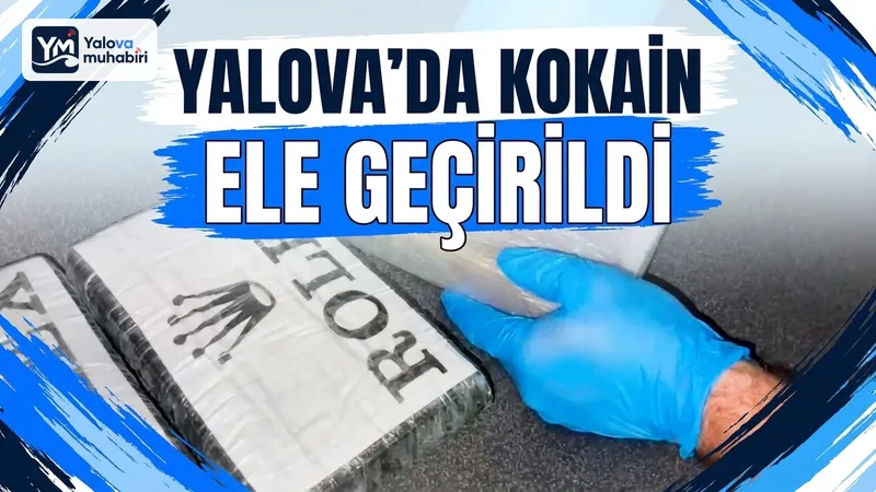 Yalova'da emniyet ve gümrük muhafaza ekiplerinin koordineli operasyonunda bir araçta 3 kilo 288 gram kokain ele geçirildi; adliyeye sevk edilen bir şüpheli tutuklandı.