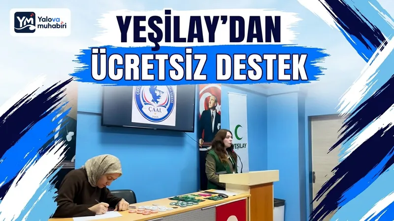Çiftlikköy Atatürk Anadolu Lisesi'ni ziyaret eden Yeşilay Yalova Şubesi, Okul Aile Birliği bünyesinde velilerle buluşarak bağımlılıkla mücadele çalışmaları ile yedam'ın ücretsiz destek hizmetlerini tanıttı.