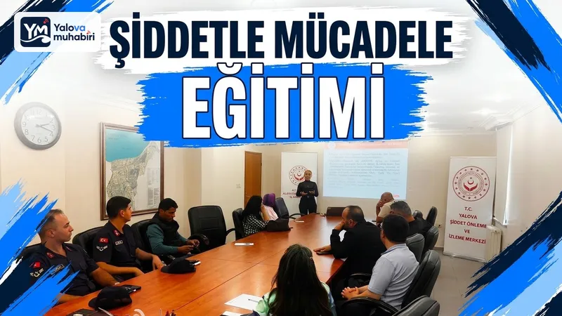 Çiftlikköy Kaymakamlığı çalışanlarına yönelik düzenlenen seminerde, kadına yönelik şiddetle mücadeledeki yasal düzenlemeler, başvuru kanalları ve kurumsal mekanizmalar anlatıldı.