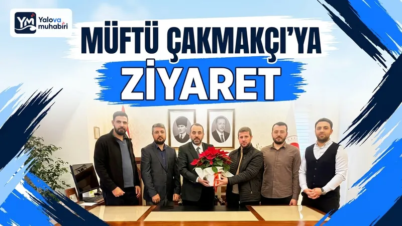 Yalova İl Müftüsü Naci Çakmakçı, Adalı Hafız Ahmet Hızal Yatılı Erkek Kur'an Kursu heyetini Hayırlı olsun ziyareti kapsamında ağırlayarak hafızlık çalışmaları hakkında bilgi aldı.