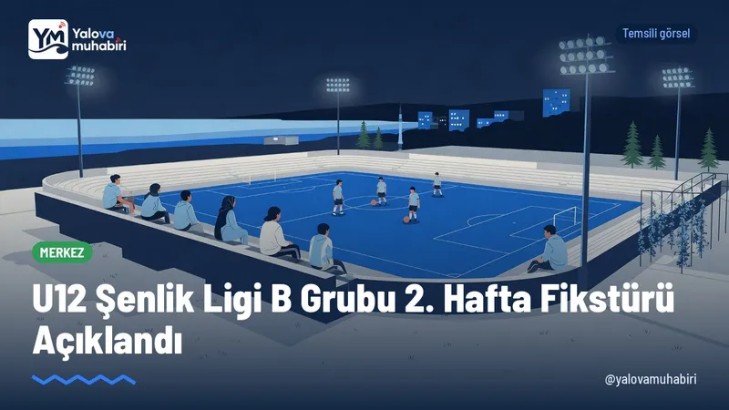 Yalova Askf, U12 Şenlik Ligi B Grubu'nda 2. Hafta maç takvimini yayımladı; gruptaki üç karşılaşma Tuğrul Şener Stadı'nda oynanacak.