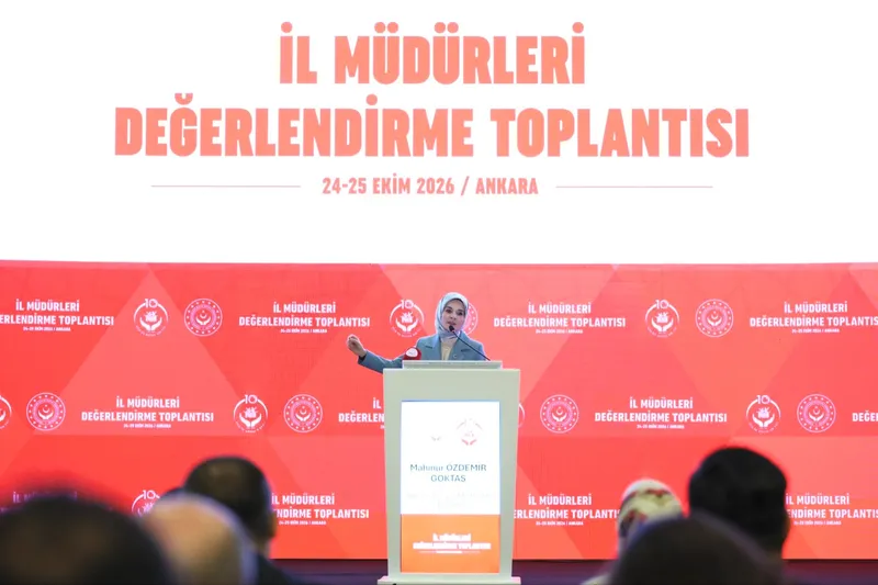 Bakan Mahinur Özdemir Göktaş başkanlığında 24-25 Ekim tarihlerinde düzenlenen değerlendirme toplantısında Yalova'yı İl Müdürü Seçkin BİLİCİ temsil etti; buluşmada kurum hedefleri ele alındı. - Fotoğraf 1