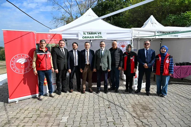 Yalova'nın Subaşı beldesinde bu yıl 12'ncisi düzenlenen Kivi Festivali, il protokolü, üreticiler ve vatandaşların katıldığı açılış programıyla kapılarını açtı. - Fotoğraf 2