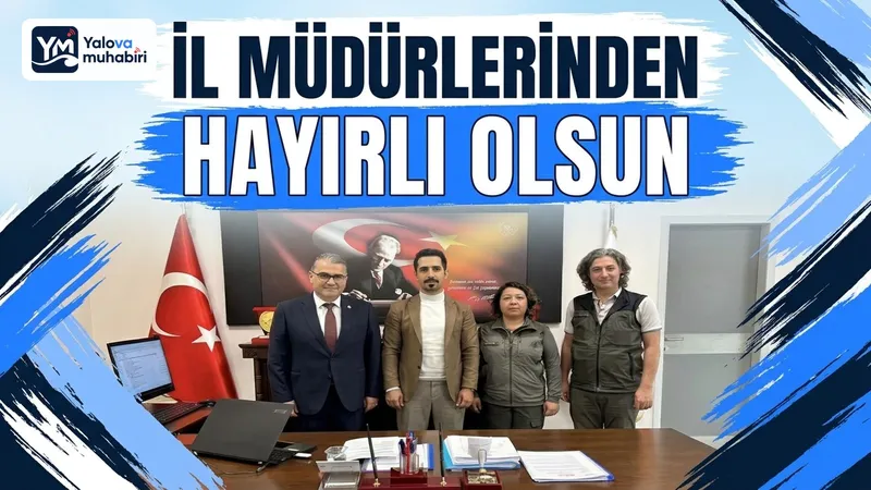 İl Kültür ve Turizm Müdürü Fatih Bayram, Orman İşletme Müdürü Murat Koçluk ve Doğa Koruma ve Millî Parklar Müdürü Melike Saraçoğlu, Başhekim Dr. Öğr. Üyesi Seçkin Özcan'ı makamında ziyaret etti.